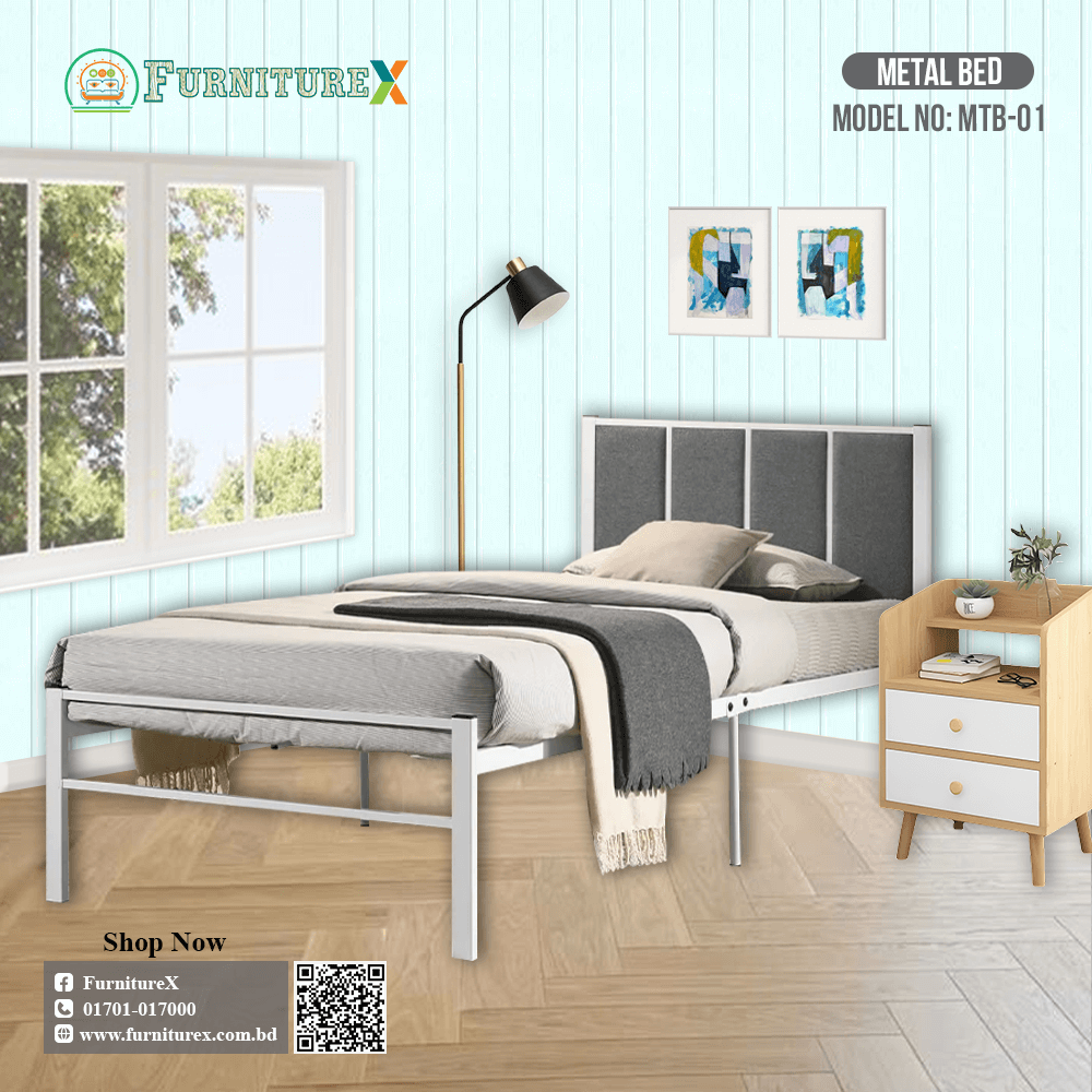 Metal Bed MTB-01 Metal Bed 01 - Image 1