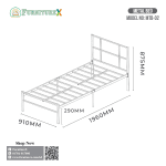 Metal Bed 02 - Image 3