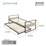 Metal Bed 05 - Image 3