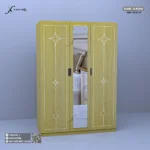 Victorian Triple Door Almirah Ba36 (4)